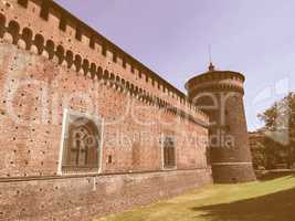 Castello Sforzesco, Milan vintage