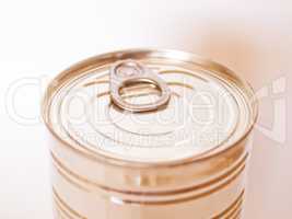 Tin can vintage