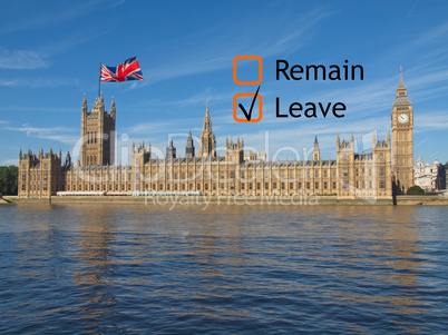 Brexit referendum in UK