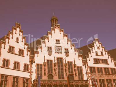 Frankfurt city hall vintage