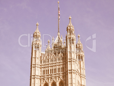 Houses of Parliament vintage