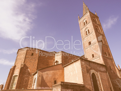 San Domenico church in Chieri vintage