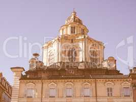 San Lorenzo church Turin vintage