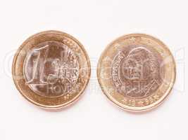 Spanish 1 Euro coin vintage