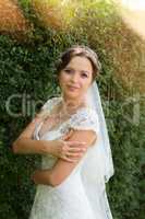 woman in a wedding dress