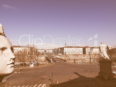 Piazza Vittorio, Turin vintage