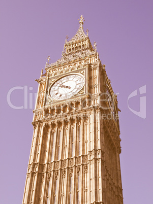 Big Ben, London vintage