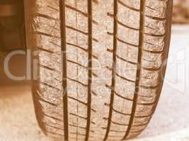 Wheel tyre vintage