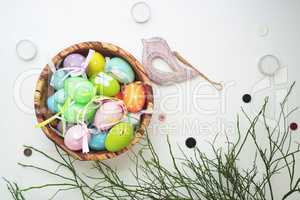 Easter set with wooden bird 7