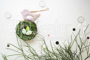 Easter set with wooden bird 9