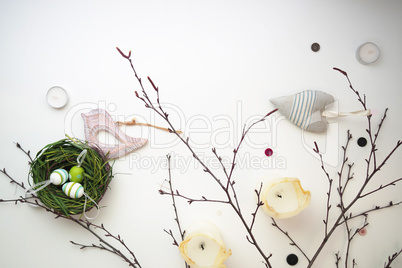 Easter set with wooden bird 11