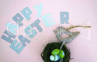 Happy Easter - bird on the nest