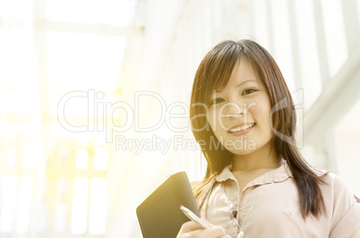 Young Asian woman executive