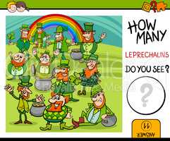 counting task with leprechauns