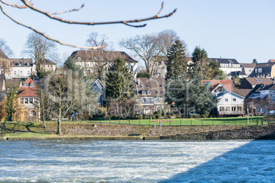 Uferpromenade der Stadt Essen.