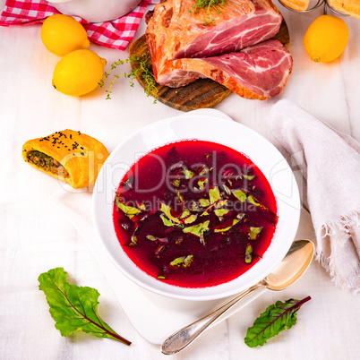 beet green soup