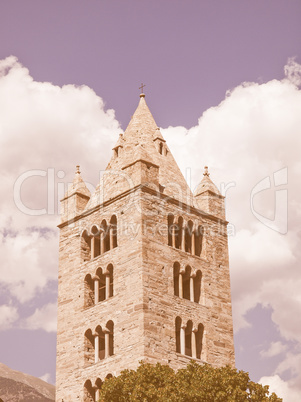 Church of Sant Orso Aosta vintage