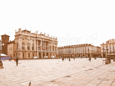 Piazza Castello, Turin vintage