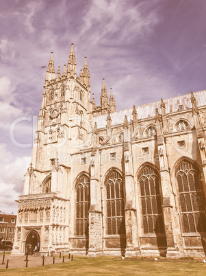 Canterbury Cathedral vintage