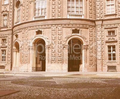 Palazzo Carignano in Turin vintage