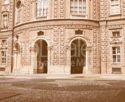 Palazzo Carignano in Turin vintage