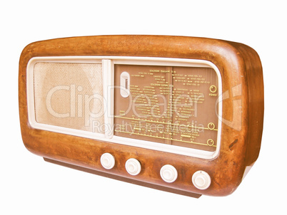 Old AM radio tuner vintage