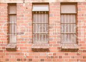 Old industrial window vintage