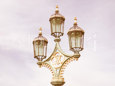 Street light vintage