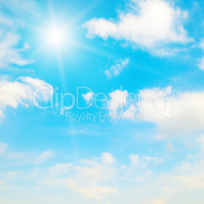 blurred sky background