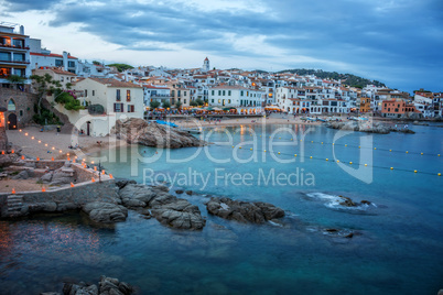 Beautiful coastal village in Spain (Llafranc)