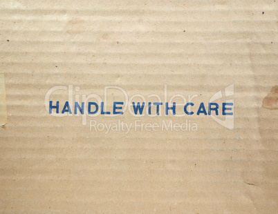 Handle with care