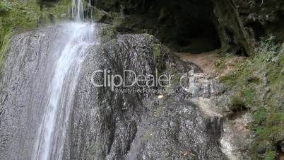 stream water cascade and rocks