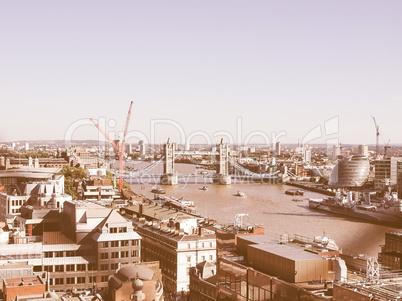 Tower Bridge London vintage