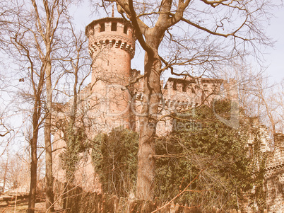 Castello Medievale, Turin, Italy vintage