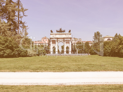 Arco della Pace, Milan vintage