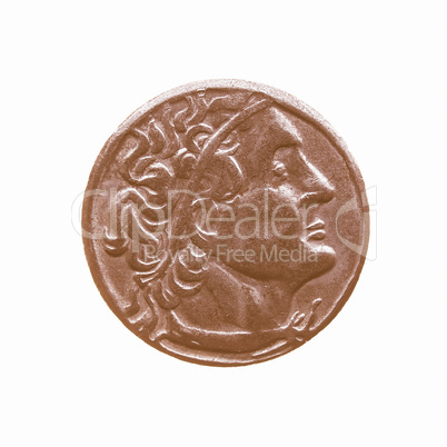 Coin isolated vintage