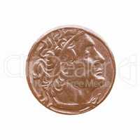 Coin isolated vintage