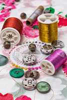thread and button