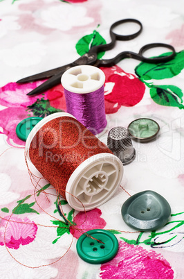 thread and button