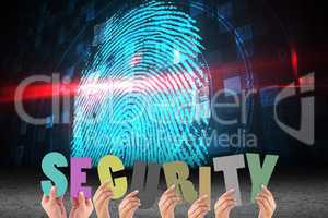 Hands holding security letter