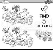 differences game coloring book