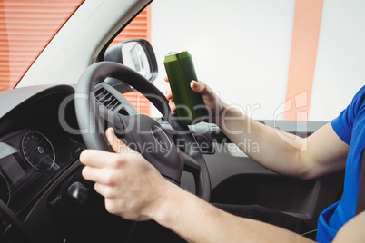 Man driving while drunk