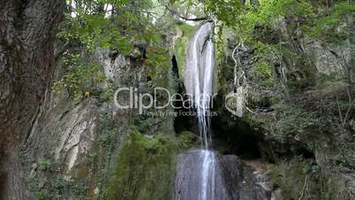 waterfall nature scene