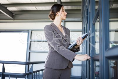 Young businesswoman in office