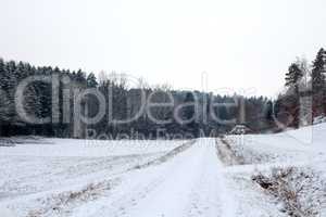 Snowy winter landscape