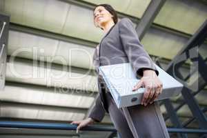 Young businesswoman in office