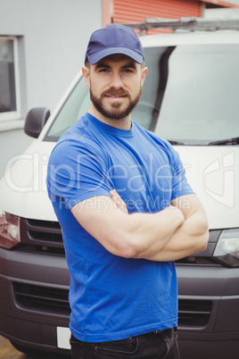 Man standing with arms crossed