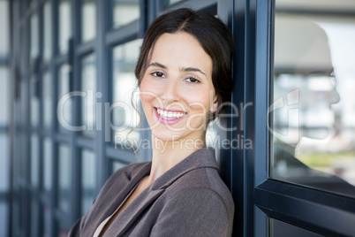 Young businesswoman in office