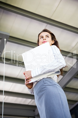 Young businesswoman in office