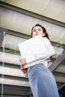 Young businesswoman in office